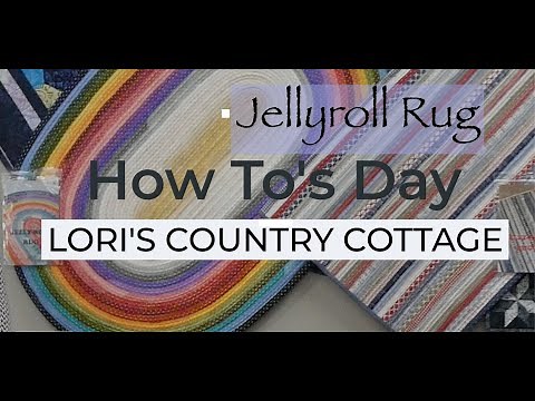 Jelly Roll Rug Tutorial