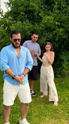 Peeing prank in public