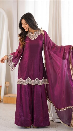 ✨ Simple But Unique Suit Design 💜 | Meesho Outfit Ideas @Meesho @ZeenatDressDesigner #shorts