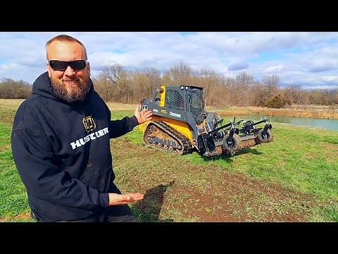 Leveling a Bumpy Yard with a Harley Rake…gone Wrong