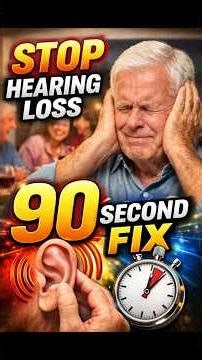 Try This 90-Second Ear Exercise After 60 — Hear Conversations Clearly #seniors