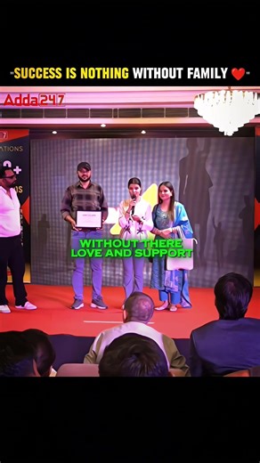 SUCCESS IS NOTHING WITHOUT FAMILY ♥️#adda247 #motivation #bankerslife #selectionmahotsav