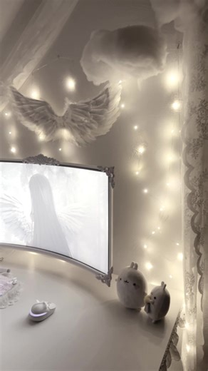 #cutesetup #pc #whitesetup #angel #cutecore | White Pc Setup