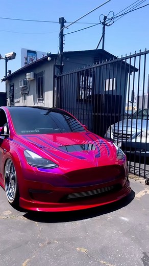 2.7K views · 667 reactions | Changing the game 1 vehicle at a time ️ 1 of a kind Tesla customized with wire wheels and of course VOGUE TYRES!  #Tesla #Vogues #Spokes @0nesexyy | Vogue Tyre | Facebook