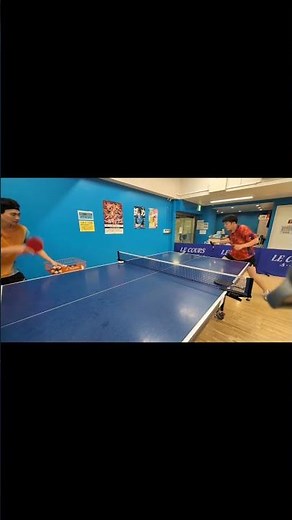 ペンホルダー表、多球練習（①ブロックorカウンター、②下回転に対して強打）#卓球 #tabletennis