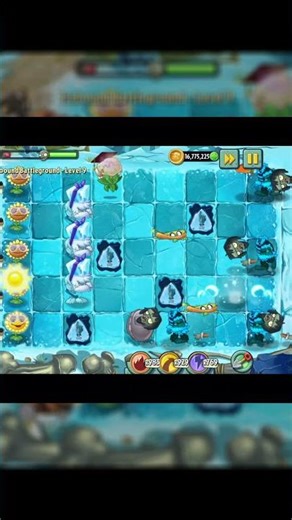 PvZ2 Level 9 Frostbite Caves 🌨️ Part 2 #shorts