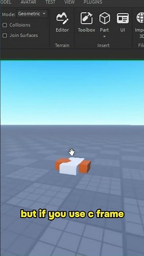 Roblox CFrame #roblox #robloxstudio #robloxdevelopment #tutorial #robloxedit #robloxdev #shorts