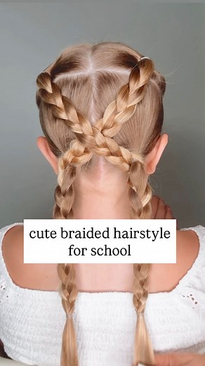 Audrey McClelland on Instagram: "CUTE BRAIDED HAIRSTYLE FOR SCHOOL 🩷 This is one of my favorite hairstyles for my daughter. This is such an easy one to do, too! I’m excited to share with you our favorite products that we’d love to use! . Comment SHOP below to receive a DM with the link to this post on my LTK ⬇ https://liketk.it/5pM3C #ltkstyletip #ltkbeauty"
