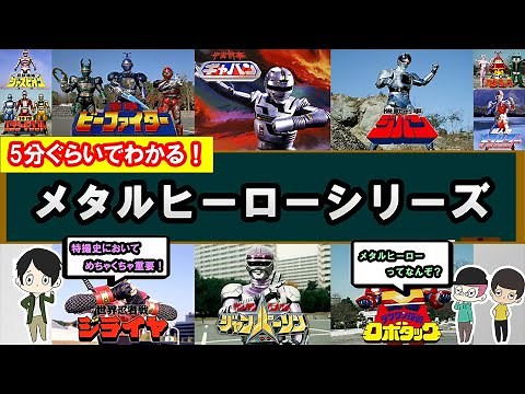 Understand the Metal Hero Series in just 5 minutes! [For beginners]