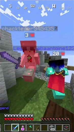 jump to the win ! #skywars #minecraft