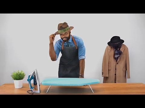 How to Straighten Hat Brim