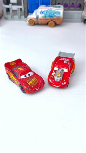 Disney Pixar Cars XRS Drag Racing Lightning McQueen #satisfying #cars #mcqueen