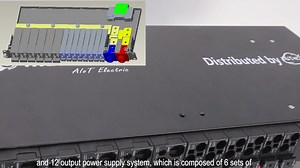 The base station power distribution unit PDU-1U12 is a 48V DC 1 input and 12 output power supply system, which is composed of 1 sets of 125A*6 high-current circuit breakers and C63A*6 to control the 12-load output DC power on/off and protect the outgoing device through the circuit breakers. This cabinet distribution panel can be used for Telecom Tower. ▪️Specifications: 12-load 48V DC 1 input 12 outputs; ▪️Height: 1U standard cabinet; ▪️Input voltage: 36-56V; ▪️Output voltage: 36-56V; ▪️Rated cu