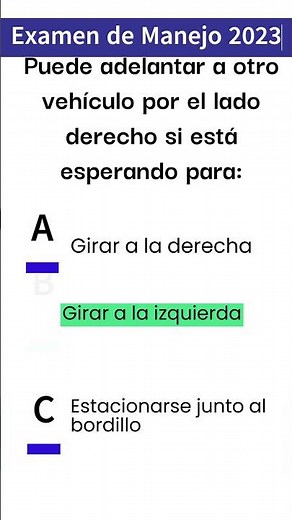 Examen de Manejo 2023 #usa #dmv #español