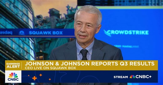 J&J CEO Joaquin Duato on Q3 results: We are entering an era of accelerated growth