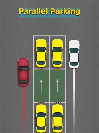 Standard vs. Swing-Out: Two Parallel Parking Paths. #driving #parking #parkingtips #drivinglessons #learnerdriver