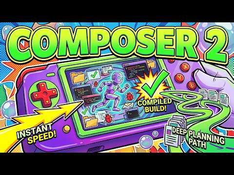 Composer 2: Build Autonomous Coding Agents with Two-Phase LLM Training