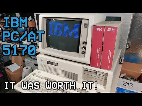 IBM PC/AT Model 5170: It's done! So much work, but worth it in the end.