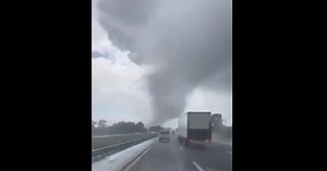 Watch Breathtaking Footage of Tornado Forming over Florida Interstate Highway