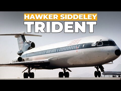 Hawker Siddeley Trident History (The British Tri-Star)