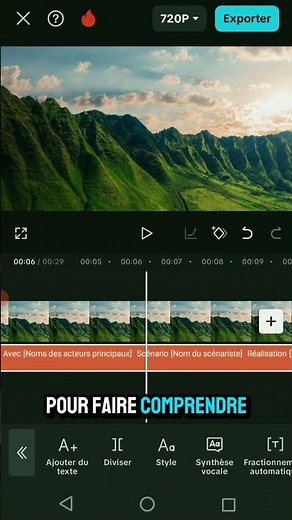 comment créer un texte défilant sur capcut#shorts