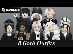 Roblox Goth Outfits for Girls🖤