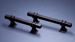 5 Pack 3 Inch Black Square Matte Black Cabinet Pulls, Modern Kitchen Cabinet Hardware