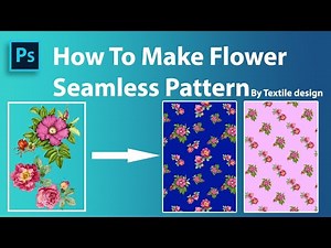 Flower Seamless Pattern || Textile Design || Seamless Pattern Kese Banaye