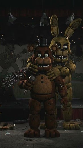 Freddy vs spring bonnie #fnaf #fivenightsatfreddys #springtrap