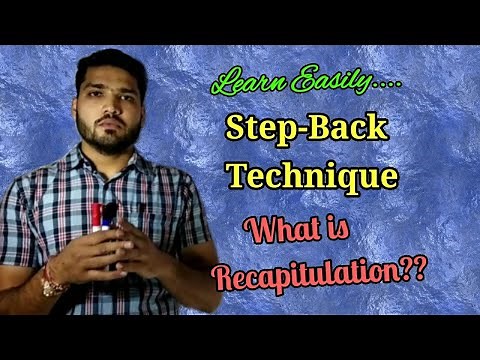 Step back technique| Root Canal preparation technique| Recapitulation