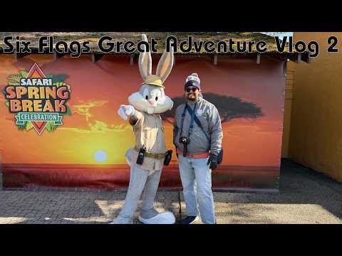 Six Flags Great Adventure Vlog 2 🎢 | Opening Day + Purple Coaster Construction Update!