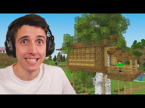 I Built an Epic Treehouse in Minecraft