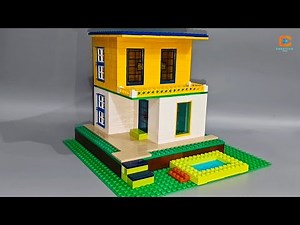 How To Build a LEGO Modern Luxurious House MOC | Building Blocks Instructions | Diy