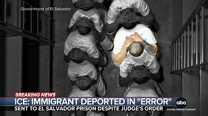 530K views · 7.2K reactions | ICE admitted to an "administrative error" in sending an immigrant to a notorious El Salvador prison despite a court order preventing him being deported there. The U.S. says it has "no jurisdiction" to request his return. Pierre Thomas reports. https://abcnews.link/Cv05ce1?utm_source=facebook&utm_medium=social&utm_campaign=dhfacebook&utm_content=app.dashsocial.com%2Fabcworldnewstonight%2Flibrary%2Fmedia%2F517993375 | ABC World News Tonight with David Muir | Facebook