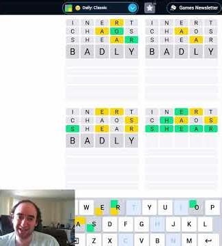 Quordle puzzle for 23 Jun 26