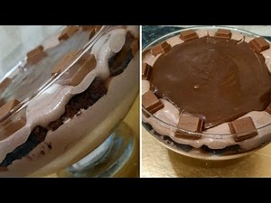 Brownie Trifle Recipe [2021] | Easy Dessert Recipe - By Naimah's Kitchen