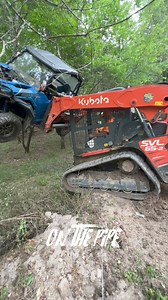 Soooo…. This guy decided the get on the beers and go ride the track after hours on his side by side. When you do that, you should probably try not to break a tie rod off 🤦🏻‍♂️ We did the best we could to get it out unscathed but sometimes you’ll have stuff like that on those big jobs… 😂 Moral of the story; Don’t ride in places you know you’re not supposed to be riding | On The Pipe Podcast