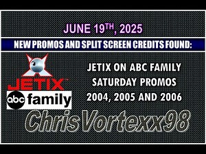 New Promos and Split Screen Credits Foundings: 6-19-2025: Jetix On ABC Family 2004-2006