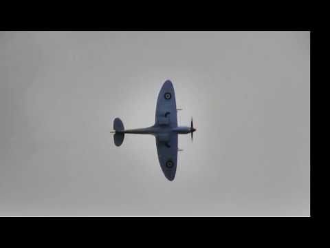 WW2 Spitfire Attacks AirField, TURN UP THE VOLUME