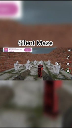 Silent Maze Gameplay 🤯#shortvideo #subscribe #umsgrw
