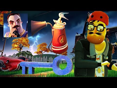 Hello Neighbor 2 - HOW TO GET SECRET FIRE EXTINGUISHER & Blue Key Gameplay Walkthrough Alpha 1