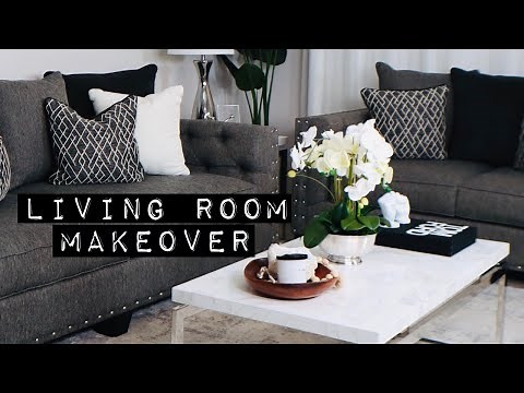 MODERN LIVING ROOM MAKEOVER 2020 | RH Inspired|| Bougie On A Budget|Thrift Store Decor