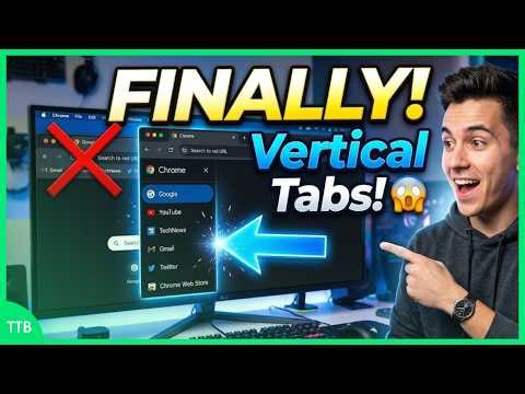 Google Chrome FINALLY Has Vertical Tabs! (How to Enable)