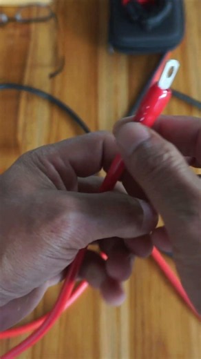 These are the copper cable lugs and wires I use for my garden solar system #SolarSystem