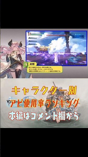 【グラブルReLink】アビリティ使用率ランキング ナルメア