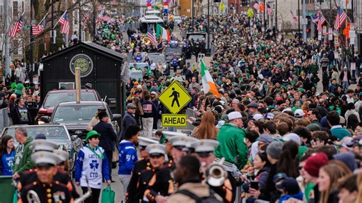 Hundreds of thousands gather in South Boston for St. Patrick's Day parade