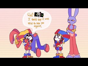 Evil Jax And Pomni! The Amazing Digital Circus Comic Dub