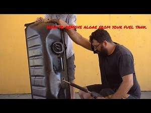 How to remove diesel algae from your fuel tank.