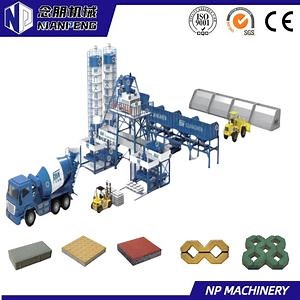 [Hot Item] Full-Automatic Concrete Bricks Maker Hollow Bricks Machine Eco Block Machine Npsf1 Plus 2