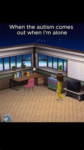 AUTISM FEED 👑 on Instagram: "When the autism comes out and I laugh the voices inside my head 😂 Follow 🩵@autism_feed for more!"